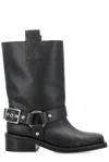 GANNI GANNI MID SHAFT BIKER BOOTS