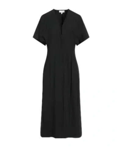 Ganni Midi Dresses In Black