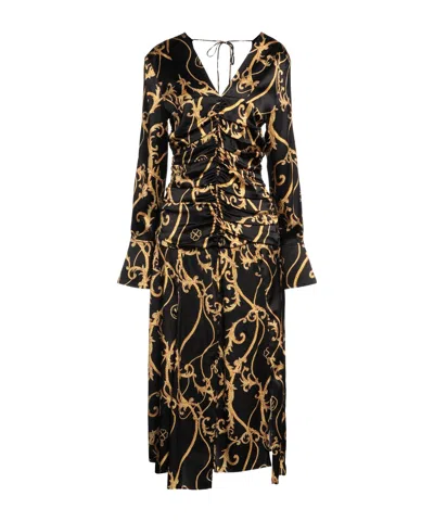 Ganni Midi Dresses In Black
