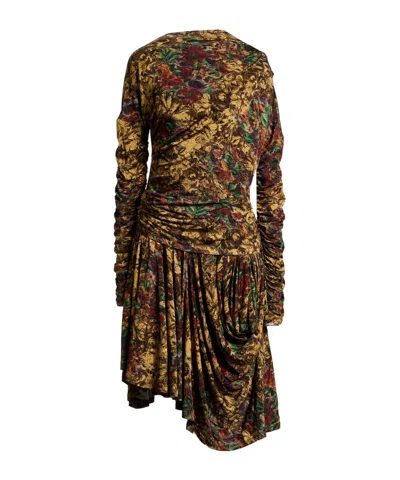 Ganni Midi Dresses In Multi