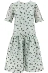 GANNI MIDI ORGANZA JACQUARD