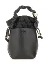 Ganni Mini "bou" Bag In Black