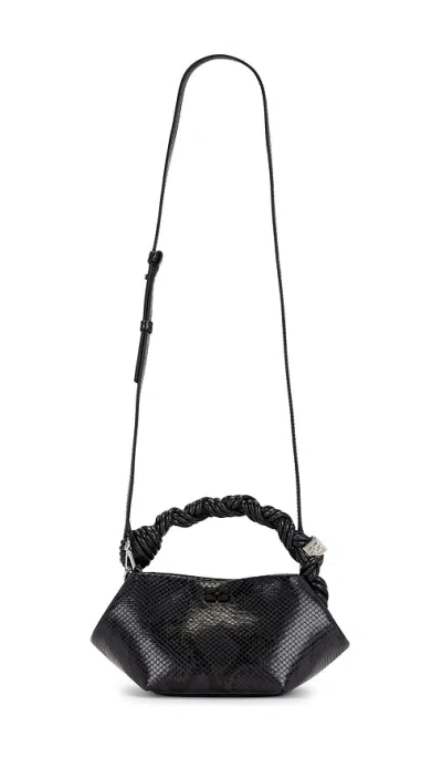Ganni Mini Bou Bag In Black