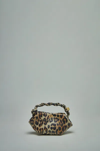 Ganni Mini Bou Bag In Brown