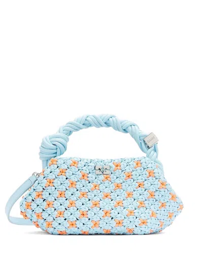 Ganni Mini Bou Braided Tote Bag