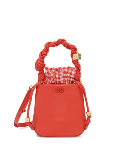 Ganni Bou Beuteltasche In Orange