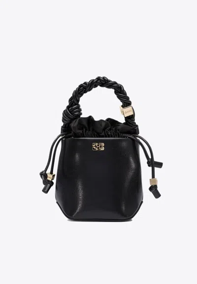 GANNI MINI BOU CRINKLE BUCKET BAG