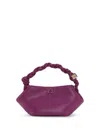 Ganni Mini Bou Crossbody Bag In Purple