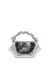 Ganni Mini Bou Metallic Top Handle Bag