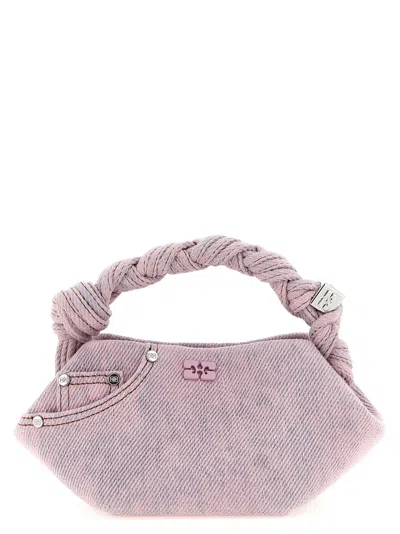 Ganni Mini Bou Handbag In Pink