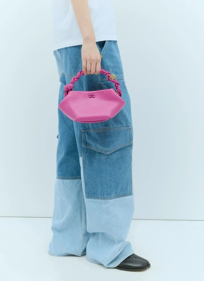 Ganni Mini Bou Handbag In Pink