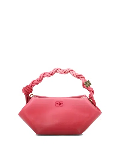 Ganni "mini Bou" Handbag In Pink