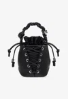 Ganni Recycled-leather Tote Bag