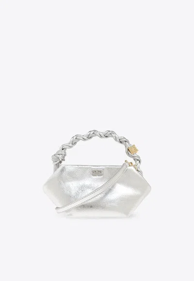 GANNI MINI BOU METALLIC TOP HANDLE BAG
