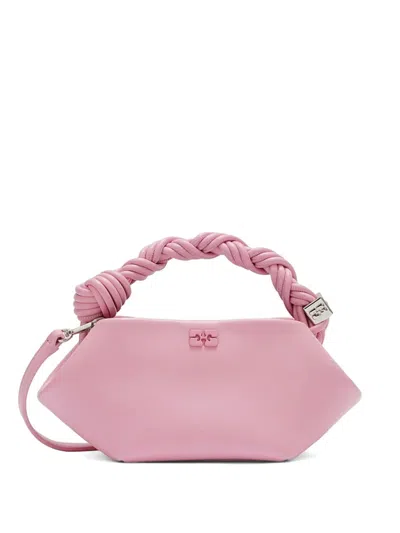Ganni Mini Bou Tote Bag In Pink