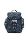Ganni Mini Denim Backpack