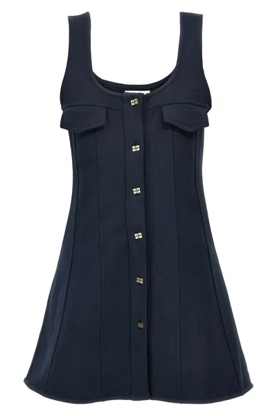 Ganni Women Mini Dress In Blue