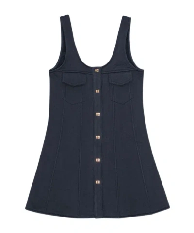 GANNI GANNI SLEEVELESS MINI DRESS