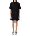 Ganni 'viscose Mini Dress With In Black