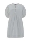 Ganni Women Mini Dress In White