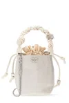 Ganni Mini Rhinestone Bou Bucket Bag