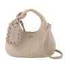 Ganni Mini Grained Purse In Blue