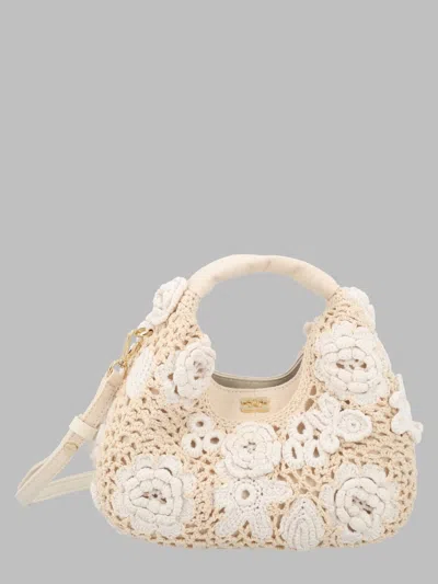 Ganni Mini Hobo Handbag - Perfect For Everyday Use In Sand