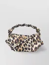 Ganni Bou Mini Animalier Handbag