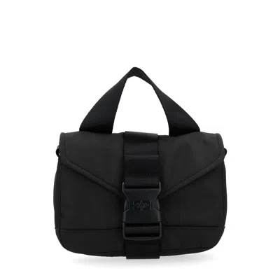 Ganni Black Fabric Mini Tech Handbag