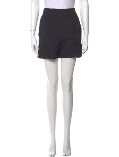 Pre-owned Ganni Mini Shorts In Gray