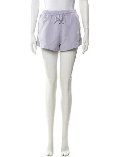 Pre-owned Ganni Mini Shorts In Neutral