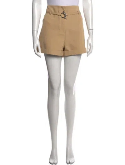 Pre-owned Ganni Mini Shorts In Neutrals