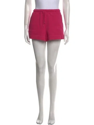 Pre-owned Ganni Mini Shorts In Pink