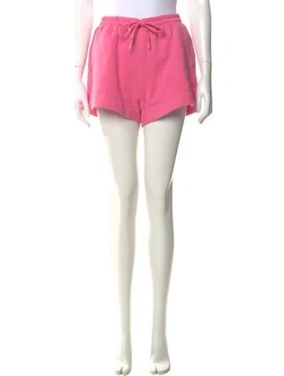 Pre-owned Ganni Mini Shorts In Pink