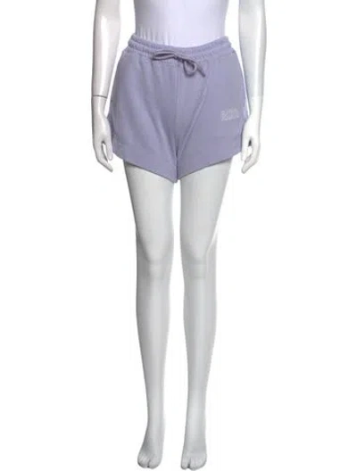 Pre-owned Ganni Mini Shorts In Purple