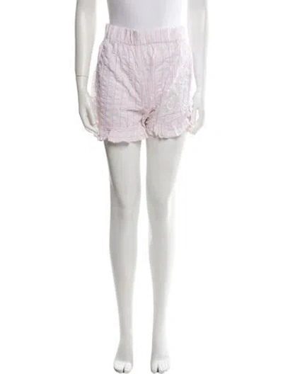 Pre-owned Ganni Mini Shorts In Purple