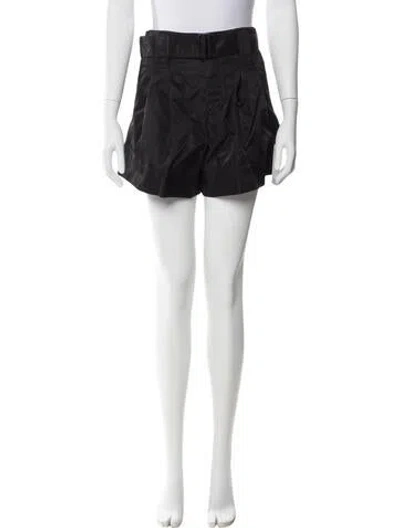 Pre-owned Ganni Mini Shorts W/ Tags In Black