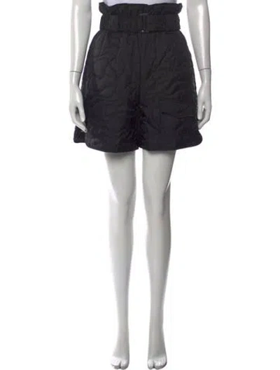 Pre-owned Ganni Mini Shorts W/ Tags In Black