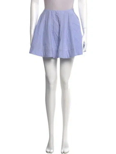 Pre-owned Ganni Mini Skirt In Multi