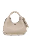 Ganni Mini Textured Leather Tote Bag