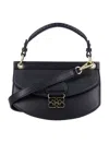 Ganni Mini Top Handle Apo-g Bag In Black