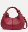 Ganni Braided Detail Satchel In Red