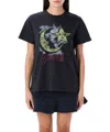 Ganni Moonlight Relaxed T-shirt In Black