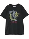Ganni Moonlight Relaxed T-shirt In Black
