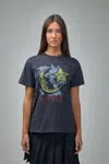 Ganni Moonlight Relaxed T-shirt In Black