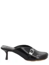 Ganni Women Sue Heeled Mules In Black