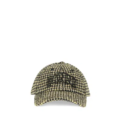 Ganni Multicolor Marabou Cap (baseball Hat)
