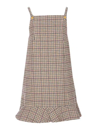 GANNI MULTICOLOR MINI DRESS