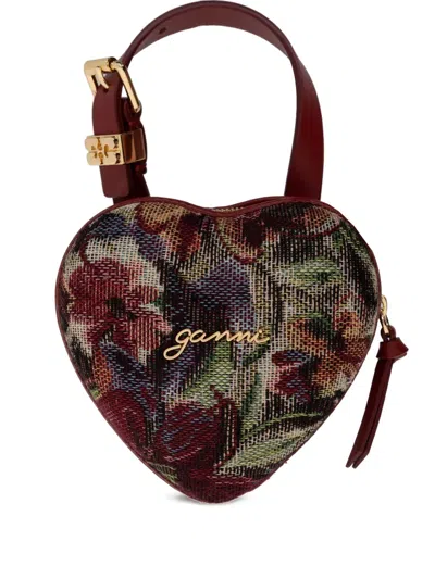 Ganni Nano Tapestry Tote Bag In Multi