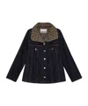 Ganni Neppy Denim Jacket In Blue